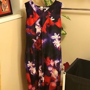 Calvin Klein floral dress